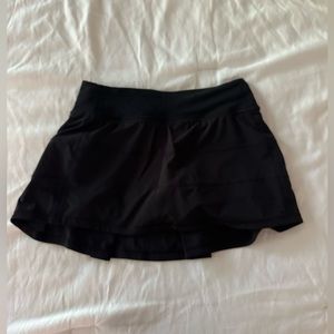 Lululemon Black Pace Rival Skirt